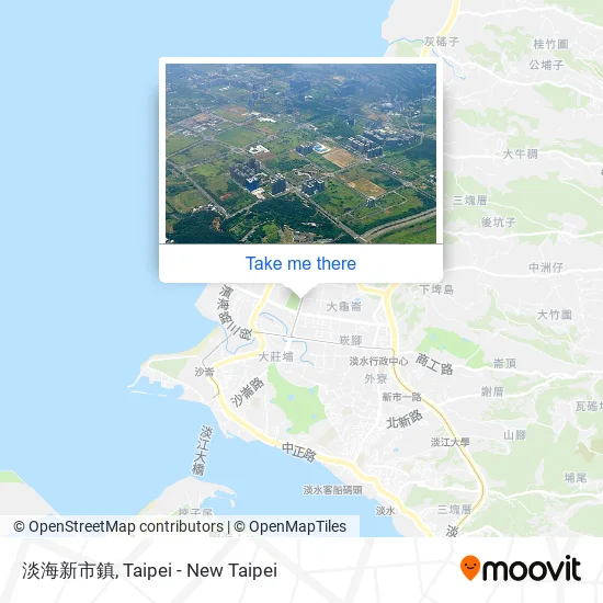 淡海新市鎮地圖
