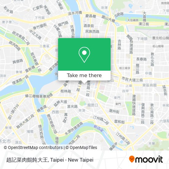 趙記菜肉餛飩大王 map