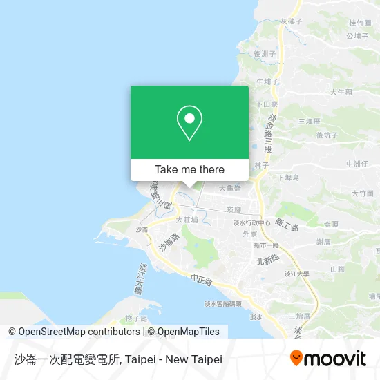 沙崙一次配電變電所 map