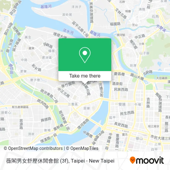 薇閣男女舒壓休閒會館 (3f) map