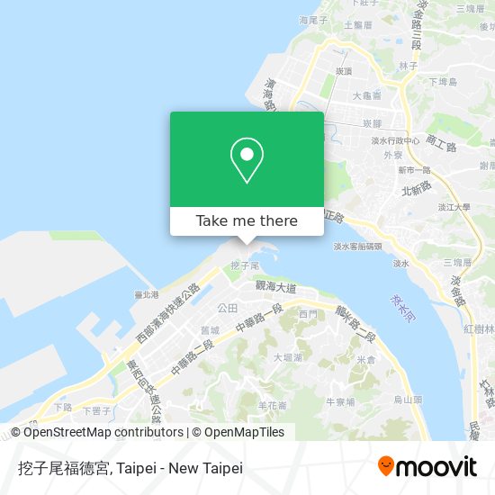 挖子尾福德宮地圖