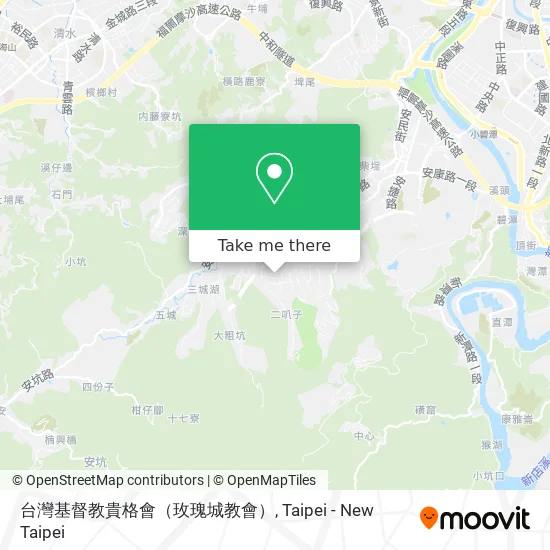 台灣基督教貴格會（玫瑰城教會） map