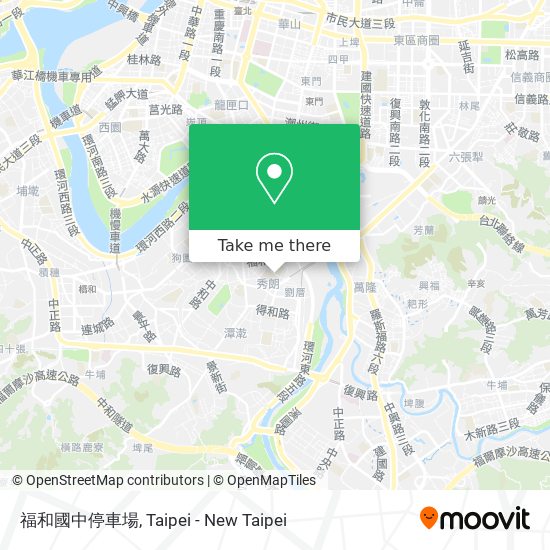 福和國中停車場 map
