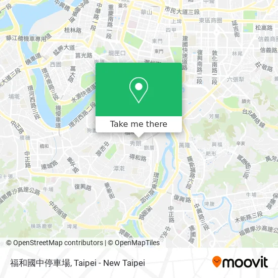福和國中停車場 map