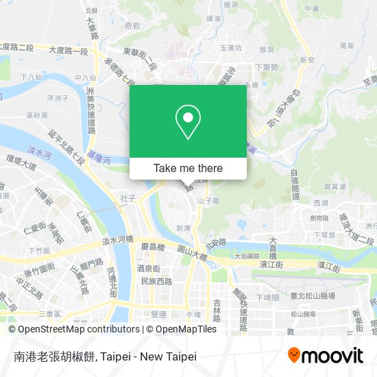 南港老張胡椒餅 map