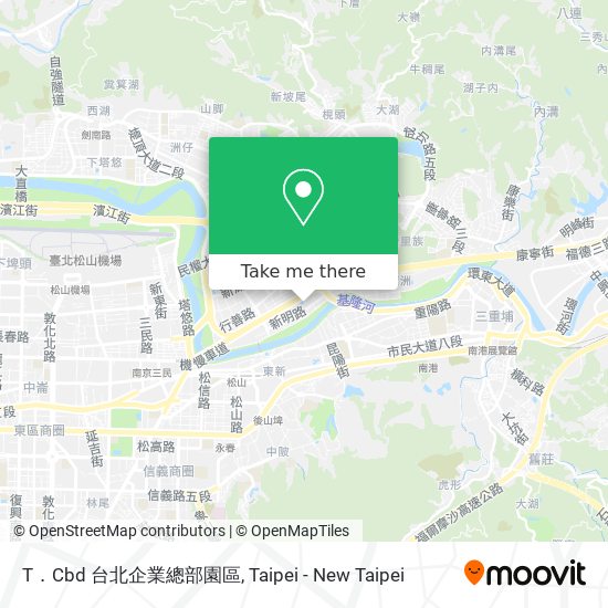 T．Cbd 台北企業總部園區 map