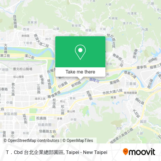 T．Cbd 台北企業總部園區地圖