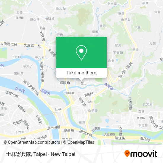 士林憲兵隊地圖