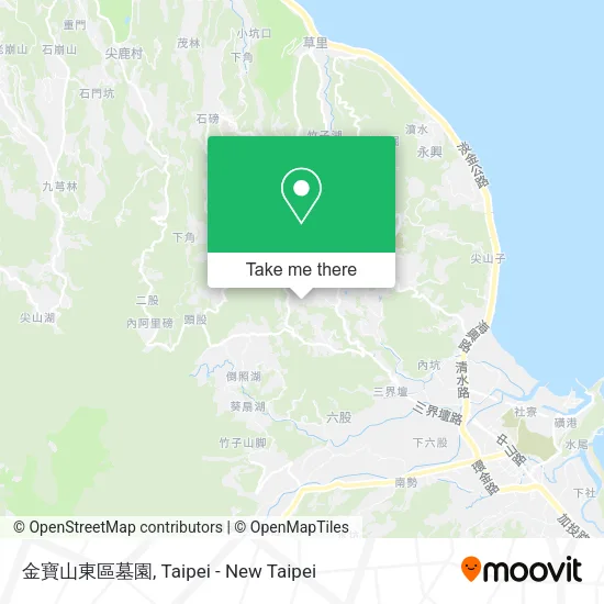 金寶山東區墓園 map