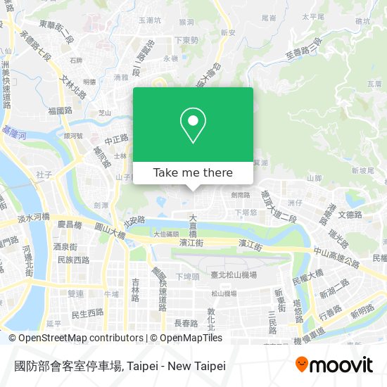 國防部會客室停車場 map