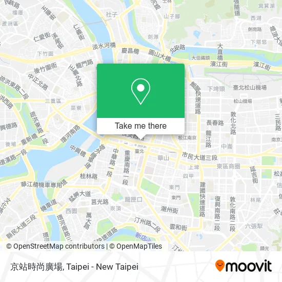 京站時尚廣場地圖