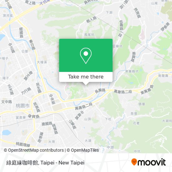 綠庭緣咖啡館地圖