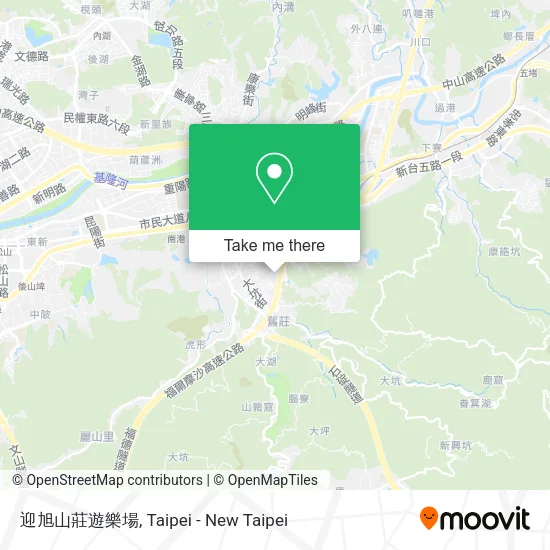 迎旭山莊遊樂場地圖