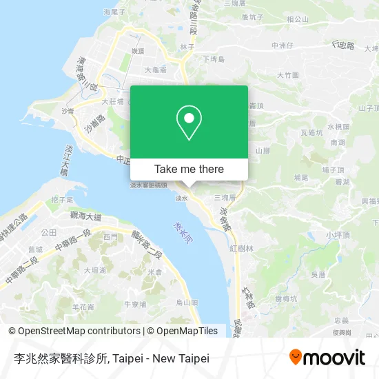 李兆然家醫科診所地圖
