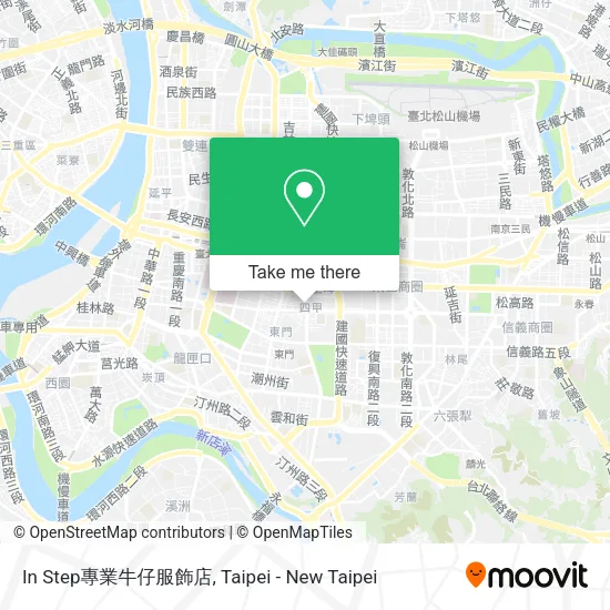 In Step專業牛仔服飾店地圖