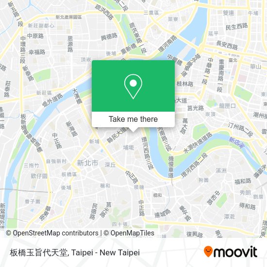 板橋玉旨代天堂地圖