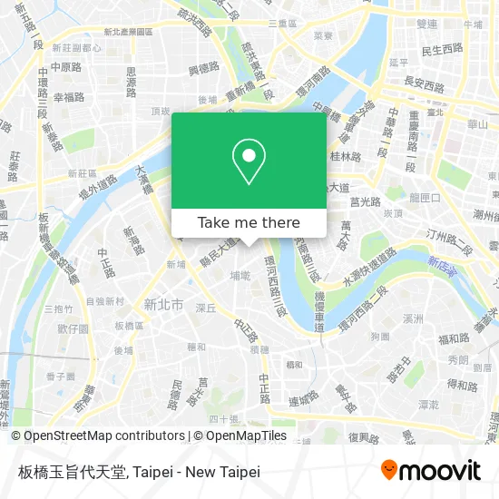 板橋玉旨代天堂 map