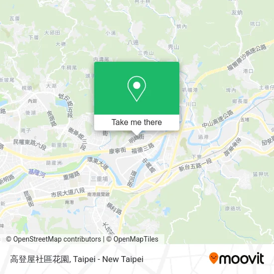 高登屋社區花園地圖