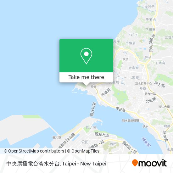 中央廣播電台淡水分台 map