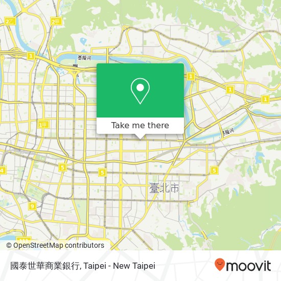 國泰世華商業銀行 map