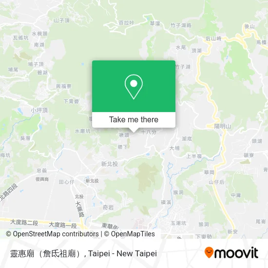 靈惠廟（詹氐祖廟）地圖