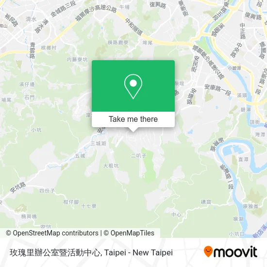 玫瑰里辦公室暨活動中心地圖