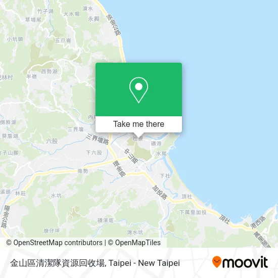金山區清潔隊資源回收場 map