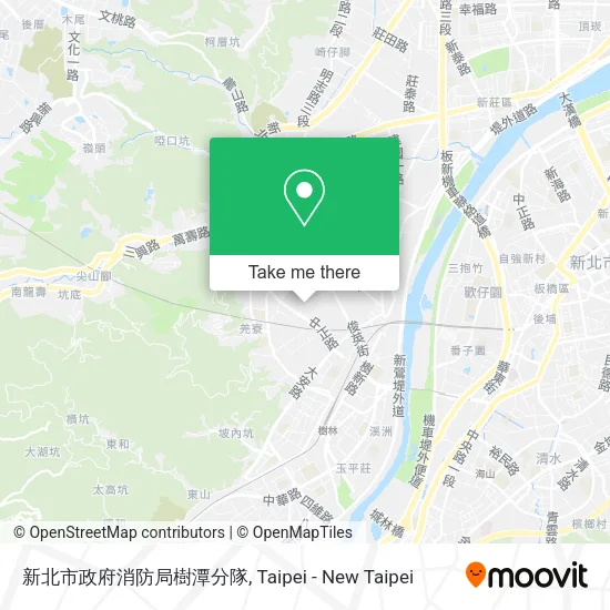 新北市政府消防局樹潭分隊 map