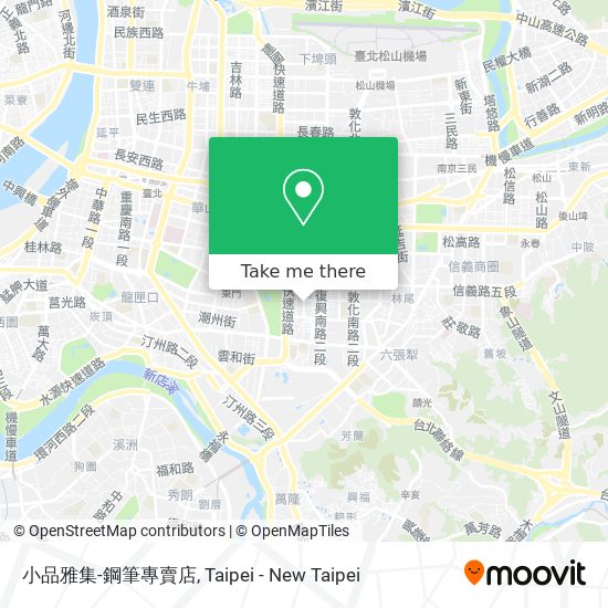 小品雅集-鋼筆專賣店地圖