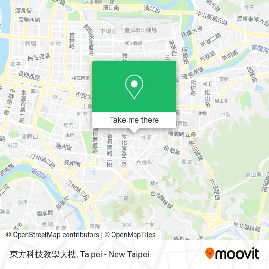 東方科技教學大樓地圖