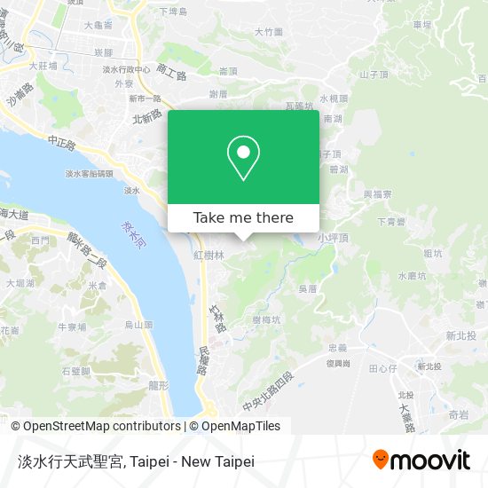 淡水行天武聖宮 map