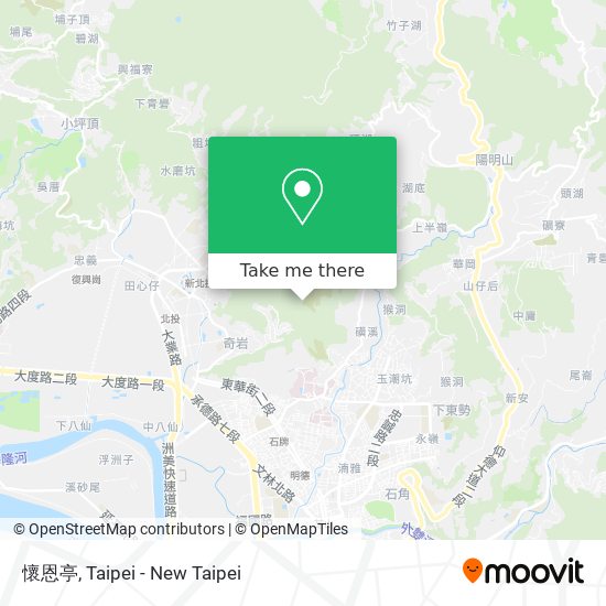 懷恩亭 map