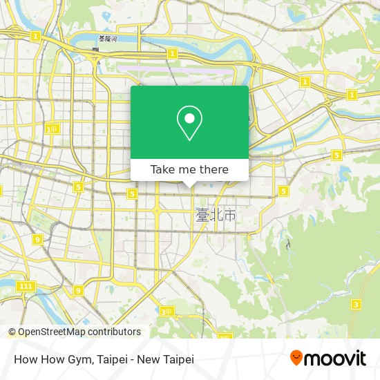 How How Gym map
