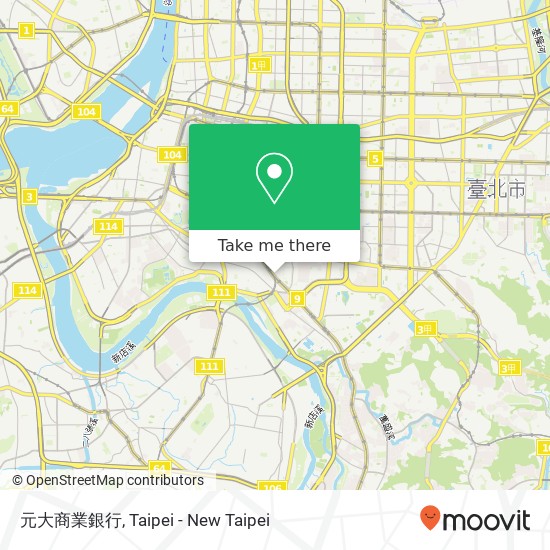 元大商業銀行 map