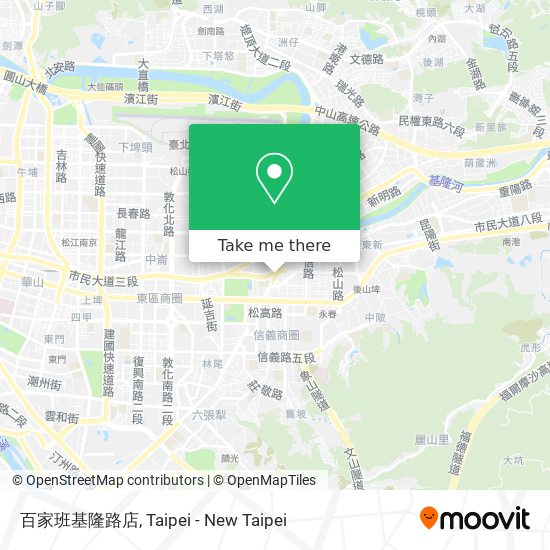 百家班基隆路店 map