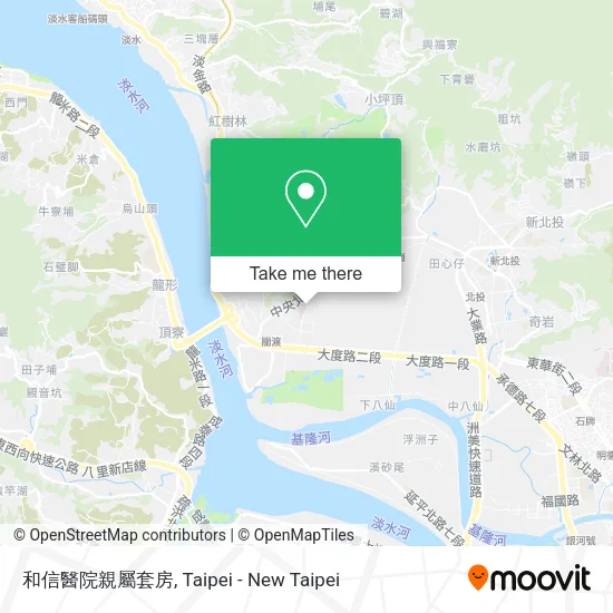 和信醫院親屬套房地圖