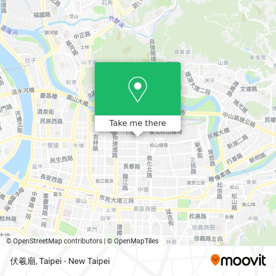 伏羲廟地圖