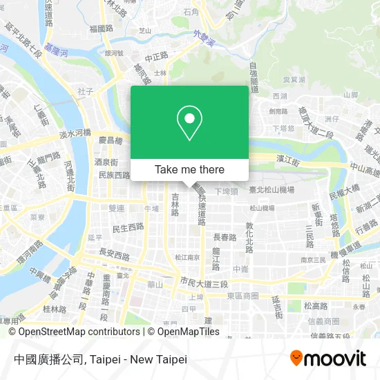 中國廣播公司地圖