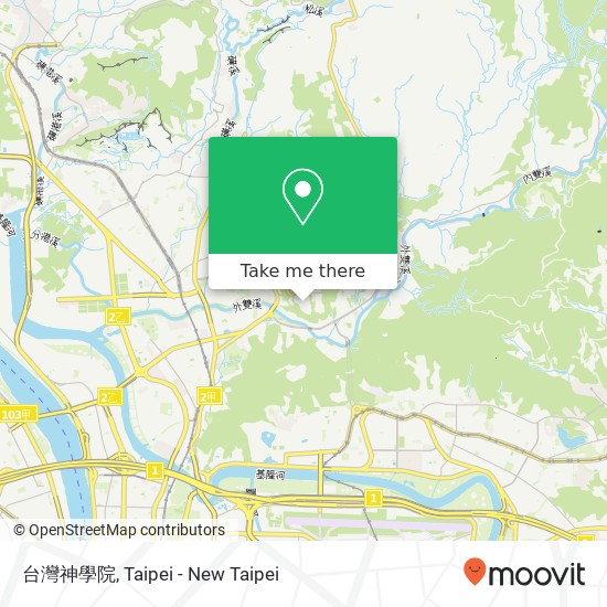 台灣神學院 map