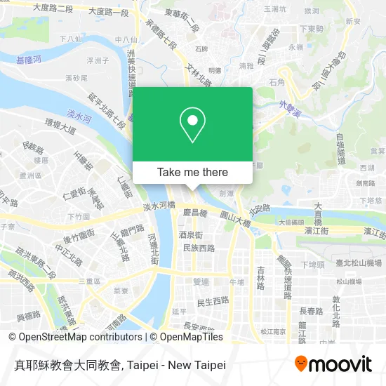 真耶穌教會大同教會地圖