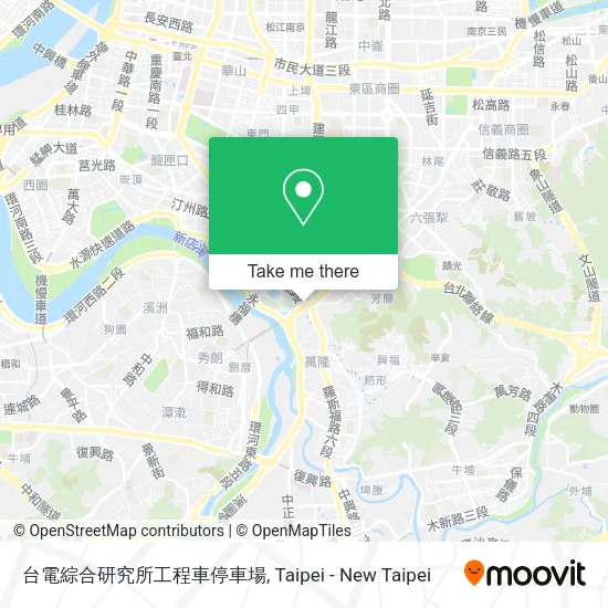 台電綜合研究所工程車停車場 map
