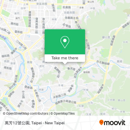 萬芳12號公園 map