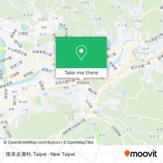 隆美皮膚科 map