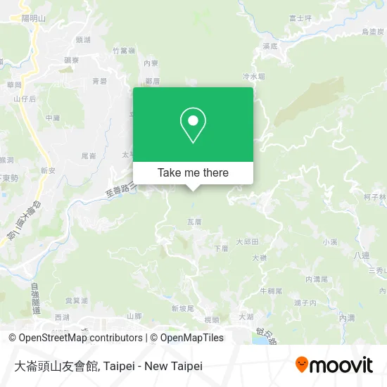 大崙頭山友會館 map