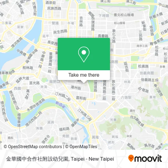 金華國中合作社附設幼兒園地圖