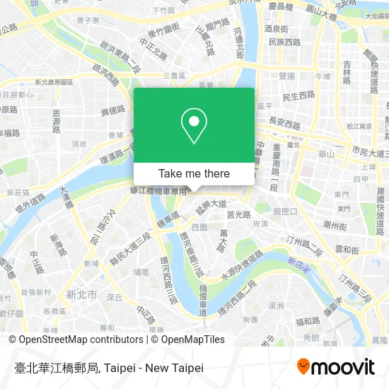 臺北華江橋郵局地圖