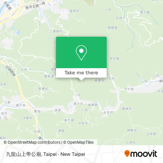 九龍山上帝公廟地圖