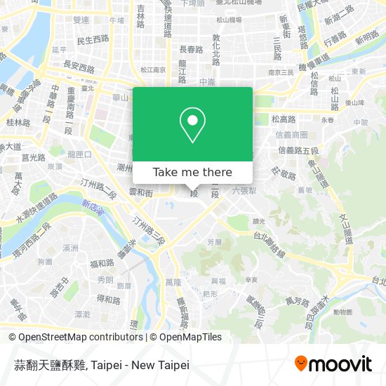 蒜翻天鹽酥雞 map