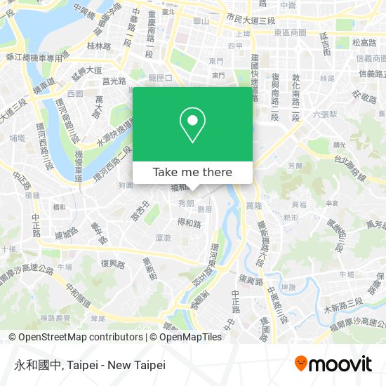 永和國中 map