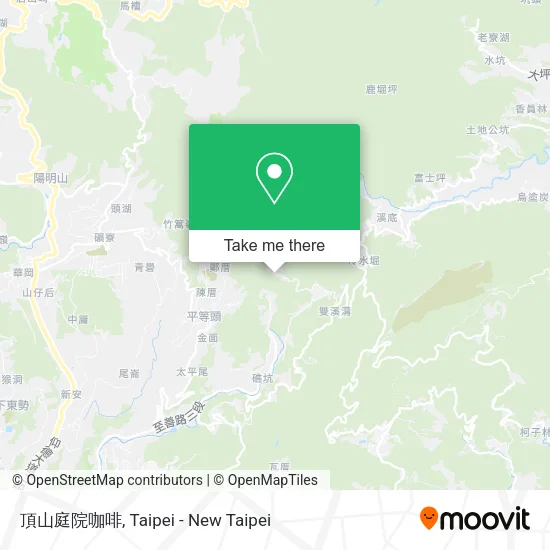頂山庭院咖啡地圖